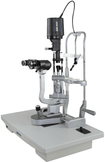 Щелевая лампа BМ 900 (Haag-Streit Diagnostics).
