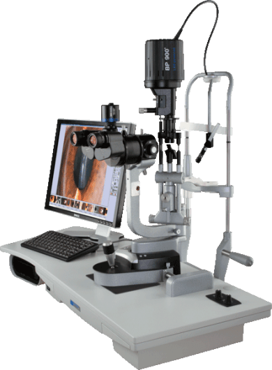 Щелевая лампа BМ 900 (Haag-Streit Diagnostics).