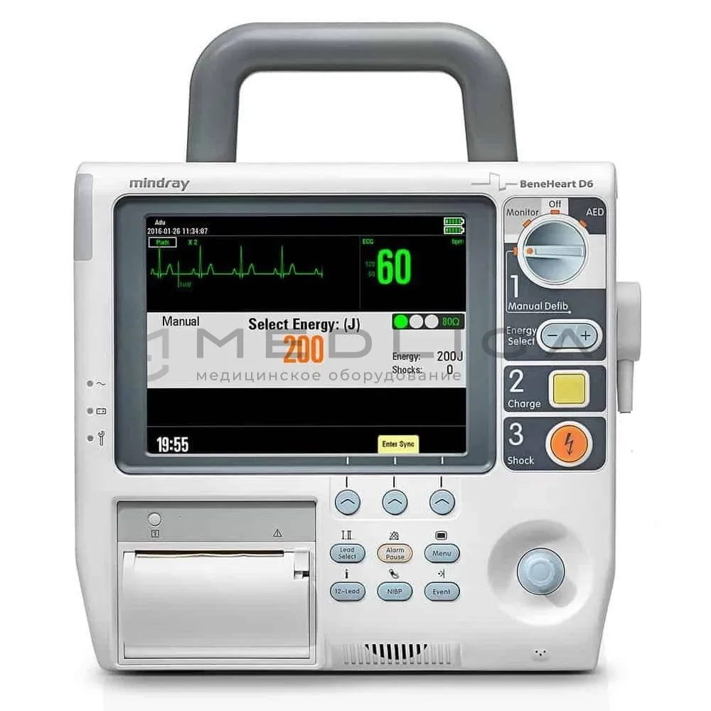 Монитор-дефибриллятор BeneHeart D6 (MINDRAY).