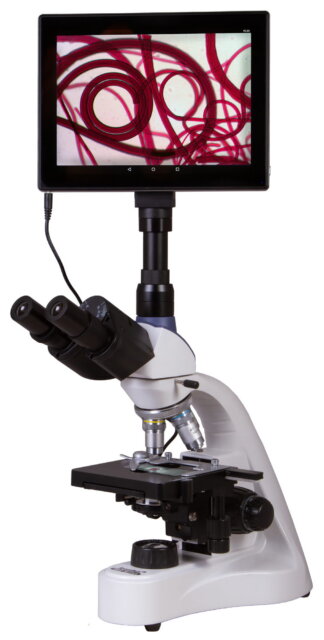 Микроскоп цифровой MED D10T LCD, тринокулярный (Levenhuk).