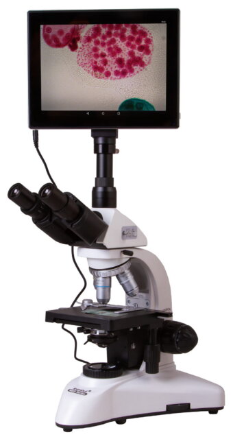 Микроскоп цифровой MED D25T LCD, тринокулярный (Levenhuk).