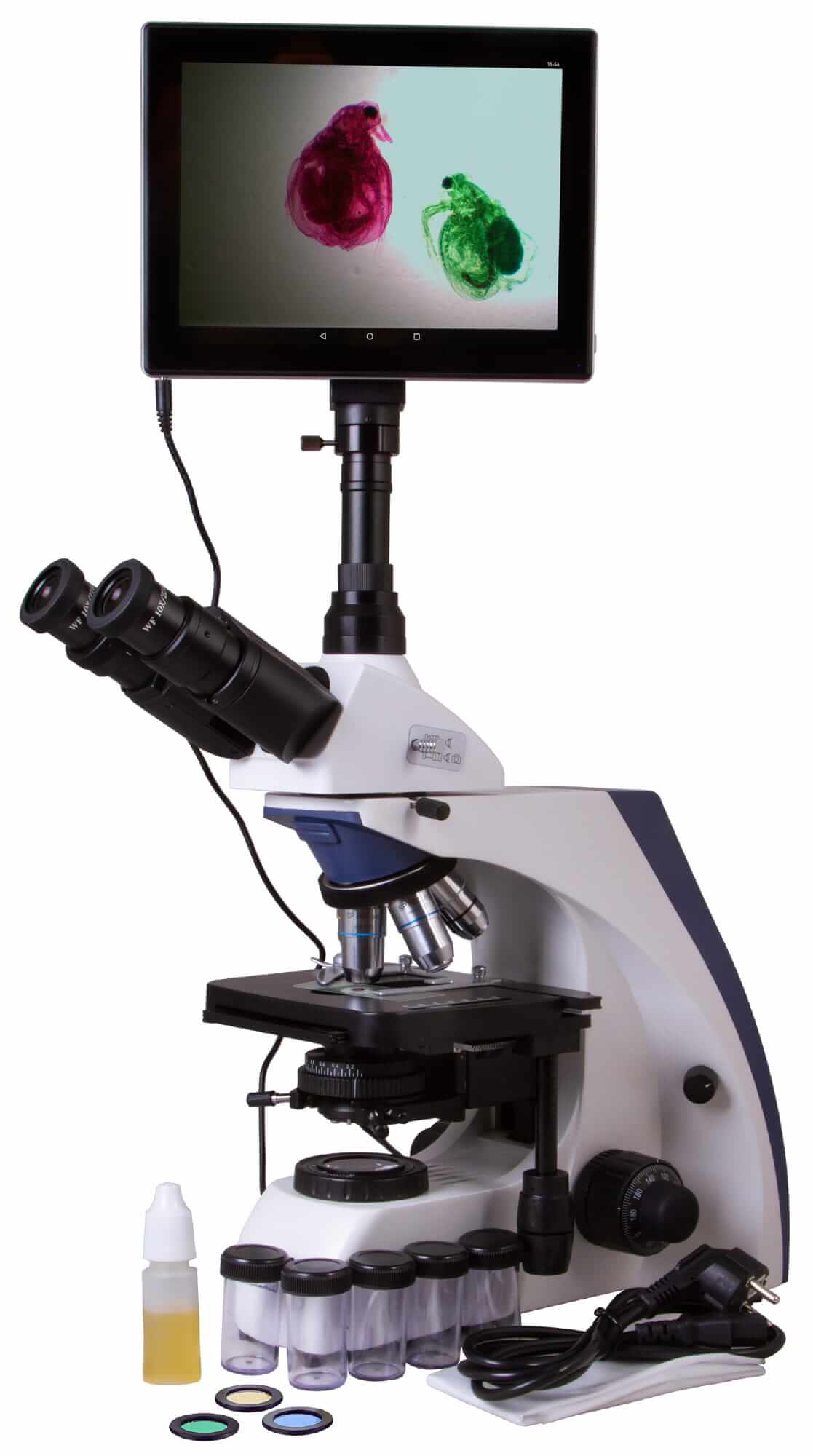 Микроскоп цифровой Levenhuk MED D30T LCD, тринокулярный (Levenhuk).